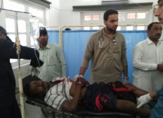 Blast in Gwadar on a property office