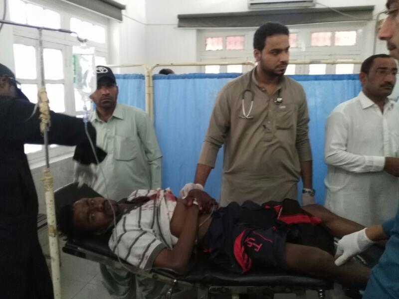 Blast in Gwadar on a property office