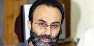 Haji Lashkari Raisani during an Interview