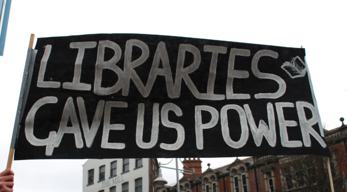 Slogan for the libraries power