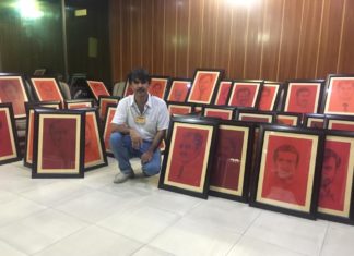 Artist Pays Rich Tribute To Martyr Advocates of Balochistan