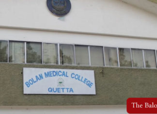 A 36-Year old Govt employee appears to be a medical student in BMC Quetta