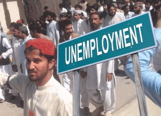 High unemployment ratio in Balochistan