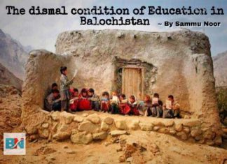 The dismal condition of Education in Balochistan