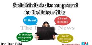 Social Media is also compressed for the Baloch Girls