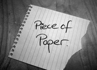 The power of piece of a paper