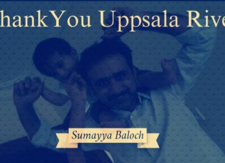 Thank you Uppsala River Sumayya Baloch