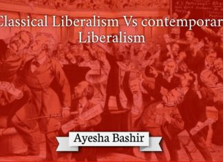 Classical Liberalism Vs Contemporary Liberalism Ayesha Bashir