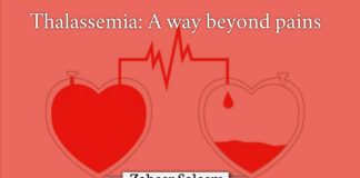 Thalassemia: A way beyond pains Zaheer Saleem