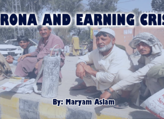 Corona and earning crisis maryam Aslam