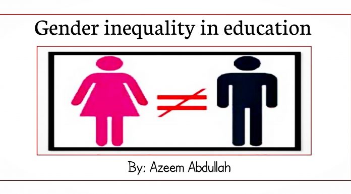 Gender inequality in education
