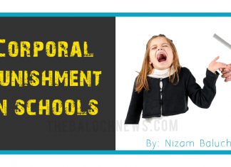 Corporal punishment in schools Corporal Punishment in Schools - The Baloch News.png