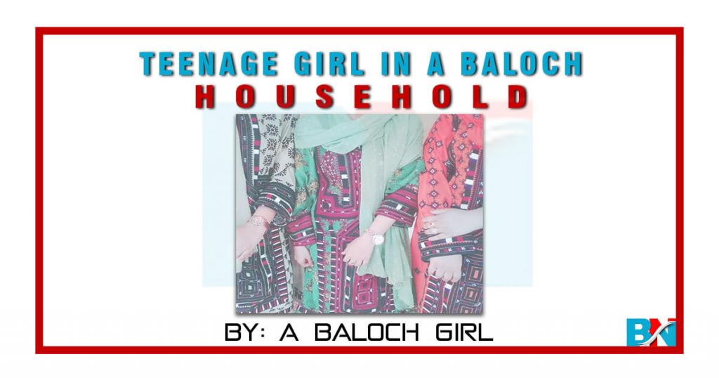 Teenage Girl in a Baloch household By a Baloch Girl