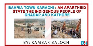 Bahria Town Karachi -An apartheid state for the indigenous people of Ghadap and Kathore - The Baloch News
