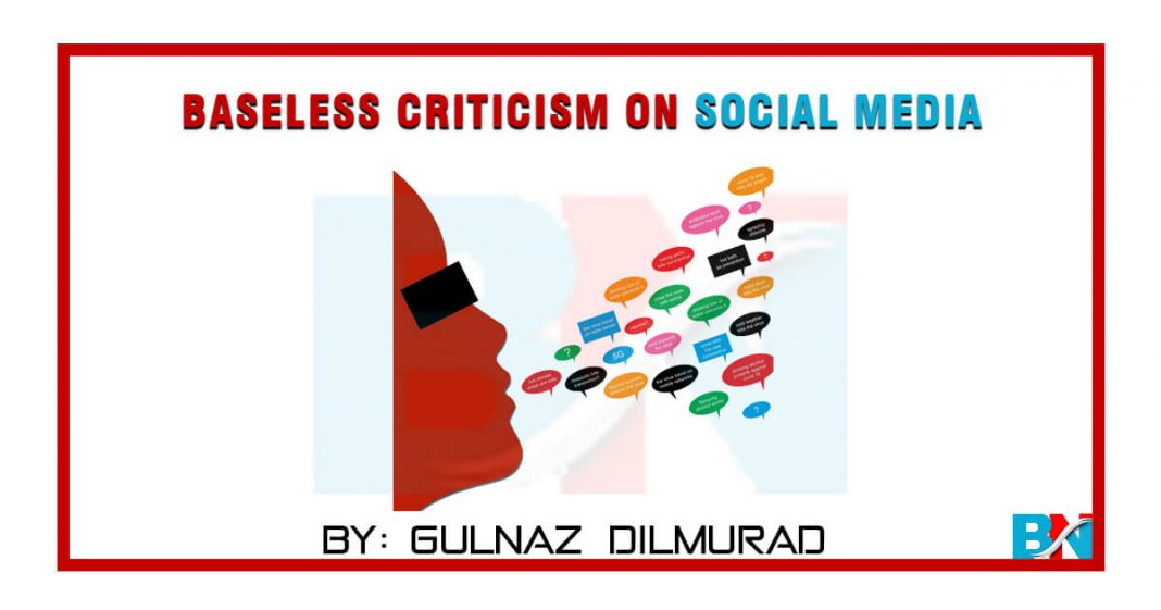 Baseless criticism on Social Media