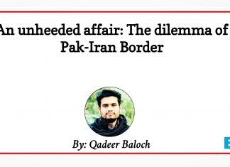 An unheeded affair: The dilemma of Pak-Iran Border
