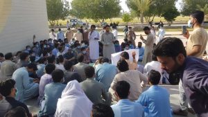 LUAWMS students protest against irregularities