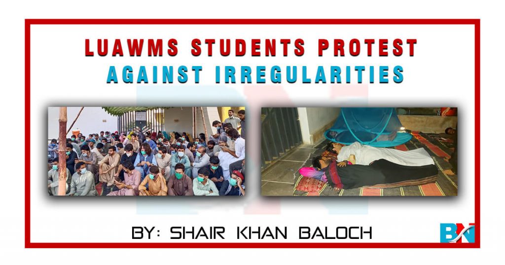 LUAWMS students protest against irregularities