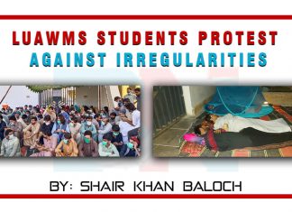 LUAWMS students protest against irregularities