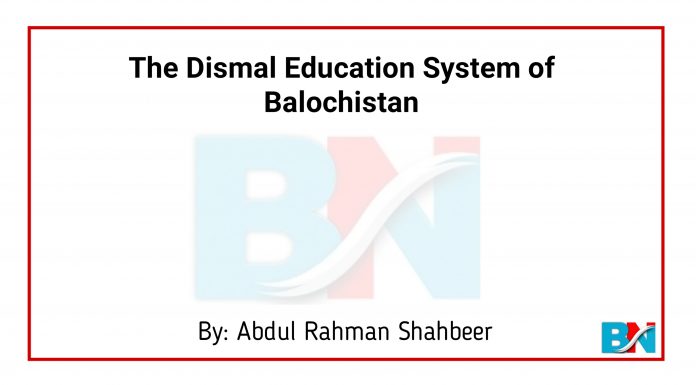 The Dismal Education System of Balochistan