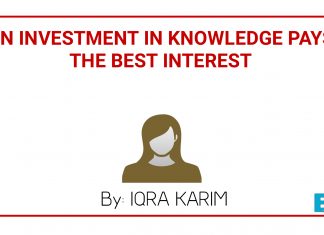 An investment in knowledge pays the best interest