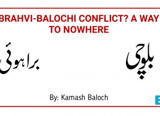 Brahvi-Balochi Conflict? A Way To Nowhere