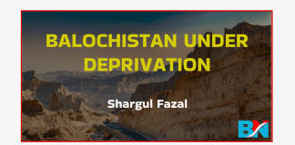 Balochistan under deprivation