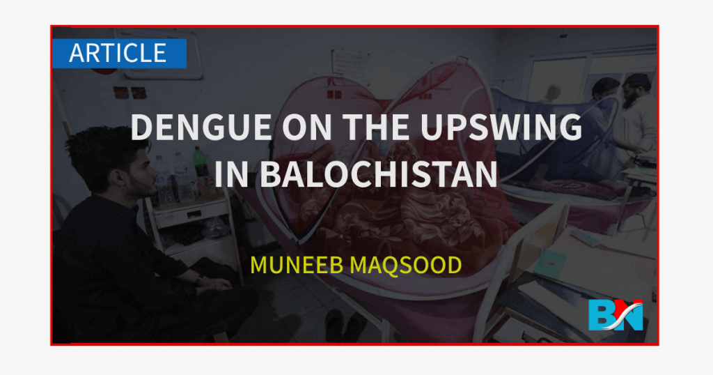 Dengue on the upswing in Balochistan Muneeb Maqsood