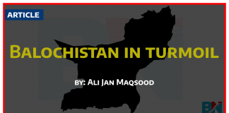 Balochistan in turmoil by ALi Jan Maqsood the Baloch News