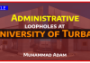 Administrative loopholes at University of Turbat