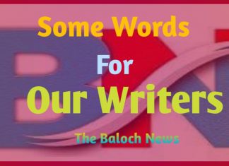 Some Words For Our Writers