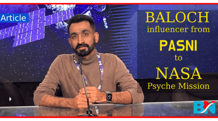 chiragh-Baloch-influencer-from-Pasni-to-NASA-Psyche-Mission-balochnews