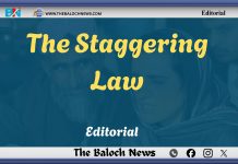 The Staggering Law