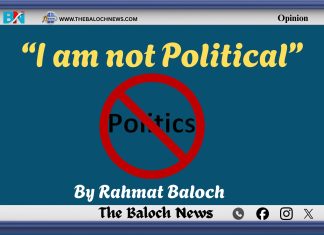 “I am not Political”